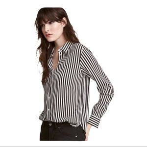 Valerie Stevens 100% Pure Silk Button Up Blouse